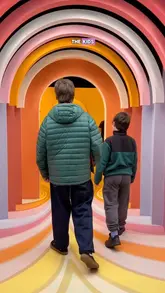 A video tour of the Twist Museum in London, showcasing various interactive and mind-bending exhibits suitable for families and children.