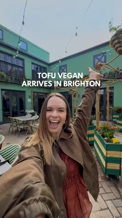 A vibrant spread of delicious vegan dishes from Tofu Vegan London, prepared for their new restaurant opening.