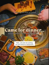 All-you-can-eat Japanese yakiniku BBQ at Guyshi Sheffield, with guests grilling beef, marinated meats, and seafood.