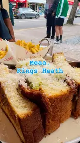 A short, focused video showcasing a crispy chicken sandwich and fries at a brunch spot in Kings Heath, Birmingham.