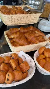 Zouk Manchester's 5-star style breakfast buffet with Desi, full English, fresh fruit, pastries, and hot waffles.