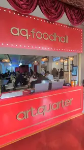 A comprehensive tour of AQ Food Hall in Birmingham, showcasing its unique concept as a fully halal food hall that includes various independent food vendors, a games area, a prayer room, and a health and spa facility.