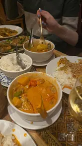 A short, handheld vlog-style video showcasing a visit to Bua Thai in St Albans. The video highlights the restaurant's authentic, no-frills atmosphere, the variety of classic Thai dishes served, and the BYOB policy, effectively conveying a welcoming neighbourhood dining experience.