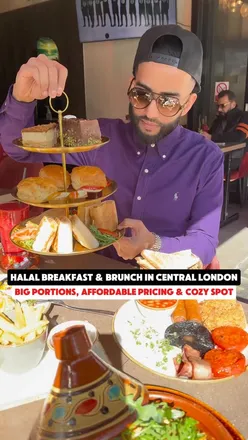 HALAL BREAKFAST & BRUNCH IN CENTRAL LONDON
.
@lavacafelondon Located On Cromwell Road, Near Knightsbridge and Kensington. This hidden gem is serving up probably some of the freshest and tastiest breakfast and brunch and also desserts. The quality was apparent on every bite and it could easily be my go to in central and also a super cosy spot and perfect for summer time terrace dining
.
The full English, avacado egg toast and shakeshuka were absolutely top tier quality. The full English was banging. The avacado and Egg were some of the best I’ve had and the zaatar elevated this dish. The Shakshuka was flavoursome and slight kick which for me is the main thing on Shakshuka
.
The French toast and pancake are a must. Super fluffy yet so light pancakes and a super buttery French toast and melt in your mouth. They also have plenty of dessert options and also a spot for your hot drinks or fresh juices