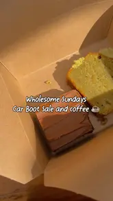 A personal vlog documenting a 'Wholesome Sunday' in Cambridge, starting with a visit to a car boot sale and concluding with a coffee and cake stop at Coffee World. The video highlights the relaxed atmosphere of the cafe and showcases their selection of baked goods and coffee.