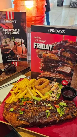 Family Feasting @tgifridaysuk 

I grabbed the sis & we took the kids for Easter hols treat, where they also have a cracking offer on at the minute... kids eat free with any paying adult meals! (You'll need to download the app to redeem this)

I had to go for my favourite dish on the menu, the Full Rack of BBQ Ribs 🫶
My sis had the lush Ultimate Cheese Dipper 🍔 3 patties, topped with Mozzarella sticks, bacon & cheese slices 😋 
We shared to avoid any food envy 😂

The kids had the chicken tenders & Chicken wings from the kids menu... then @theminininjafoodie did the 'design your own sundae' for dessert

I had what was essentially my kind of dessert heaven... Cinnamon Bun Cheesecake... just 🤤🤤🤤

AD *partially gifted*
#tgifridays #bbqribs #burgerporn #Gateshead #kidsmenu @joli_app @tgifridays