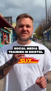 The video features a creator giving a tour of a training venue in Bristol, highlighting its suitability for social media courses due to the available indoor and outdoor spaces, natural light, and on-site cafe facilities.