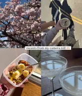 moments from the month so far🌷🤍✨