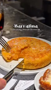A montage of various tapas dishes at Barrafina, including tortilla, croquettes, anchovy tostada, padron peppers, tomato salad, fish carpaccio, and prawns.