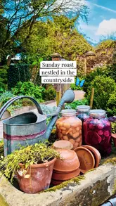A montage showcasing the atmosphere, grounds, and dining experience at The Pig in the South Downs. The video highlights the hotel's countryside setting, including the kitchen garden, restaurant interiors, and various food dishes.