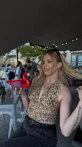 A promotional vlog showcasing the opening of 'Skyline Sips,' a rooftop bar located at St James Quarter in Edinburgh. The video features the creator enjoying cocktails, taking in the city views, and highlighting the lively atmosphere, including performers and the bar's aesthetic.