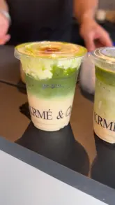Here are a few options for your alt text, keeping SEO and accessibility in mind:

**Option 1 (Descriptive & SEO focused):**
"A creamy matcha latte served in a glass at a cafe in Bristol, recommended for its high-quality matcha menu."

**Option 2 (Short & punchy):**
"Close-up of a perfectly prepared matcha latte at a top-tier cafe in Bristol."

**Option 3 (Action-oriented):**
"A refreshing matcha drink on a cafe table, showcasing the high-quality matcha menu at a local Bristol coffee shop."

**Pro-tip:** Since the image is for social media, **Option 1** is your best bet for SEO as it includes the location ("Bristol") and the subject ("matcha latte").
