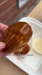 Butter mochi cakes at Whisk Whisk Bakery in Manchester