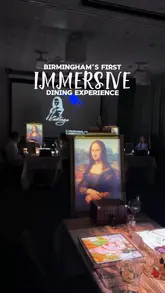 A review of '7 Paintings' at the Radisson Blu in Birmingham, an immersive 7-course dining experience where art is projected onto the table and plates. The video highlights the interactive nature of the meal, including painting on plates and solving mysteries, making it a unique date night or group outing.
