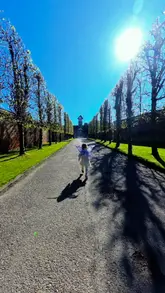 A family-friendly vlog showcasing a day out at Arley Hall & Gardens, highlighting the beautiful gardens, the cafe, and the children's play area, while promoting the Gardeners' World 2-for-1 entry card.