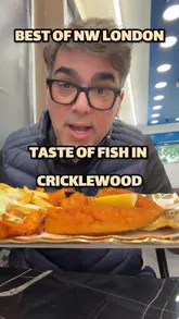 The creator visits 'Taste of Fish' in Cricklewood, London, a combined fishmonger and restaurant. The video documents the visit, including the menu, the cooking process, and a taste test of the fried sea bass and prawns. The creator highlights the affordability and quality of the food, recommending it as a local gem.