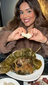 Two friends visit Deluxe Manna in Tottenham to try traditional Congolese dishes. The video features a variety of plates including steamed spicy catfish, grilled chicken, lamb skewers, and cassava-based sides, presented in a casual, friendly, and informative vlog format.