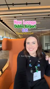 Here are a few options for your SEO alt text, keeping under the 125-character limit:

**Option 1 (Descriptive & SEO-focused):**
A person relaxing in the modern Phoenix Lounge at Dublin Airport with plenty of seating and charging points.

**Option 2 (Action-oriented):**
A traveler enjoying the spacious Phoenix Lounge at Dublin Airport, highlighting available power plugs and seating.

**Option 3 (Concise):**
Interior view of the comfortable Phoenix Lounge at Dublin Airport with workspace and charging stations.

**SEO Tip:** Since the post is about a competition, I recommend including "Dublin Airport" in the alt text as it’s the primary keyword for your audience to find this image in search results.