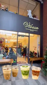 A short, music-led tour of Vibean, a Vietnamese specialty coffee shop. The video highlights the interior decor, the coffee machine, the menu, and the signature iced coffee drinks.