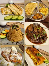 @cafe71.official where do I start 😍

When you get invited to some (new) places you never know what to expect, but Ive said it before & I'll say it again, these places are often some of the best experiences 

Cafe 71 only opened at the end of April and they have a small but varied menu.
All food is prepared fresh on the day, with anything left going to a local soup kitchen/homeless shelter... such a great thing to do!

We were all set to order an item each from the menu but were then told a whole host of dishes would be brought out for us to try... so yes we really did eat pretty much everything in this post 😁
Anything we left was taken home to spread the joy #nowaste 

So, as you scroll, you'll see:
Desi Breakfast
Beef Tehari
Beef Bhuna (on the bone) with Rice/Bhuna Kichuri
Chicken Panini
Lasagne
Chicken Mince Pasty
Finished us off (quite literally 😂) with French Toast & Milk cake 
Obviously had to wash it down with a fav of mine, the karak chai 👌

➡️ for the menu... and as you can see, the pricing is very reasonable, both for the portion sizes and the quality!

#southshields #indianrestaurant #halalfood #qualityoverquantity