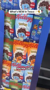 A creator walks through a Tesco supermarket, showcasing various new product releases including branded cereals, sauces, drinks, and household items.