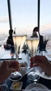 An evening at @aquashard hosted by Executive chef @markabbottwa60 shining a spotlight on their suppliers @bethnal_green_fish 🏙️🐟🥂

It was really impressive to see them in action, the food was super fresh and delicious too. Here are the dishes we enjoyed: 

CANAPES 
- crispy cod cheeks 
- Spiced aubergine & brown crab pastilla 
- Beer-brined chicken wing, pickled cockles 

MENU 
- Cured Scottish Gurnard, violet potato & cucumber salad
- Grilled & glazed Cornish octopus, cod roe emulsion, tomato fennel salsa 
- Roasted Newlyn John Dory, stuffed wit St George mushrooms 

SIDES 
- Steamed English asparagus, Irish pulse butter 
- New season Jersey Royal Potatoes, garlic & herbs 

DESSERT 
- English rhubarb Alaska, vanilla parfait, ginger-poached rhubarb compote, encased in pink peppercorn meringue 

Beautiful smooth wine and the coldest espresso martini I’ve ever had - stunning! 

Highly recommend trying these dishes while their still on the menu 🐟

*invite @clementinecommunications 

#londonrestaurants #aquashard