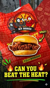 Tried @hotbirdiesuk for the first time the other day & it was impressive, the crunch of the chicken burger was satisfying along with the softness of the buns.. Overall I'm gonna give them a good 9/10 💯🔥.. #bigtee_thefoodie