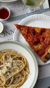 We’ve got a new arrival in Edinburgh 👀 

New York Style Pizza & Pasta bar @flur.edinburgh by Pizza Chef @millennium_falco is now open in @bonnieandwildmarket and what a great addition this is! 🍕

I got to try the pizza and pasta and, wow! It was fantastic! Huge New York style pizzas by the slice, choice of pastas with a Chef’s Special, what more could I ask for?

I’ve tried their Nduja and Hot Honey and the Pepperoni slice and both were just stunning! Paired with the honey & ranch dips it was 10/10

From the pasta options we tried Ziti with Ragu ‚genovese’ and pecorino, really nice and tender beef in white wine with onion and pancetta and topped with pecorino. Yum!  And the classic Carbonara which I thought was just perfect! 🤩 

Bonnie and Wild offer some great cocktails to go with your meals and my Hugo Spritz paired with my meal perfectly! 

Add it to your Edinburgh list 🔥

* invite @taktagency 

#edinburghfood #edinburgh #newyorkpizza #edinburgheats #edinburghfoodie