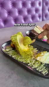 A montage showcasing various food and drink items at Lucky's in Glasgow, including burgers, steaks, and desserts, presented with a polished, static editing style.