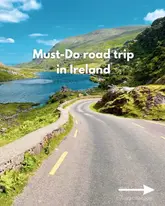For the best SEO results, you should describe the visual content of the image. Assuming the image shows a scenic Irish landscape (like a cliff or coastal road), here are a few options:

**Option 1 (Coastal focus):**
"Scenic view of the dramatic Irish coastline with rugged cliffs and turquoise waters along the Wild Atlantic Way."

**Option 2 (Road trip focus):**
"A car driving along a winding coastal road in Ireland with breathtaking ocean views and green mountain scenery."

**Option 3 (Specific location style):**
"Aerial view of Ireland’s rugged sea cliffs and green hills, a highlight for an Irish road trip itinerary."

**SEO Tip:** If the photo features a specific landmark mentioned in your caption (like the Cliffs of Moher or Slieve League), make sure to include that name in the alt text.