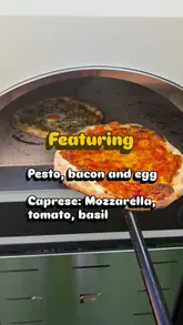 A short video demonstrating the use of a Fontana pizza oven to cook two pizzas simultaneously, highlighting the cooking process and the final result.