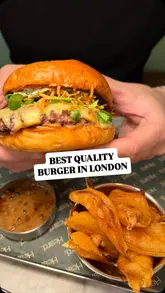 A fast-paced food review showcasing a burger venue, highlighting specific menu items like burgers, onion petals, and ice cream sandwiches.