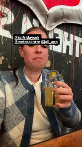 A vlog-style review of a visit to TGI Fridays at the Metrocentre, highlighting the value of the 'Everyday Trio' menu and the mini margarita flight.
