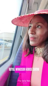 A day-in-the-life vlog following a creator's trip from London to Windsor for the Royal Windsor Horse Show, including a lunch stop at Thai Square.
