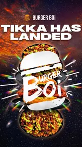 🔥 NEW LIMITED EDITION ALERT at Burger Boi 🔥 
Introducing the all-new TIKKA RANGE 🌶️🍔 
A bold, mouthwatering flavour packed with a unique twist of spices & seasoning you NEED to try 🤤 

🍔 Tikka Boi Burger 
🌯 Tikka Wrap 
🍟 Tikka Mess 
🧀 Tikka Halloumi Chips 
🍗 Tikka Tenders 
🍚 Tikka Rice Box 
🔥 Tikka Wings 

This flavour hits DIFFERENT 👀 
Available for a limited time only — don’t miss out! 🚀 

#BurgerBoi #TikkaFlavour #FoodieFinds #BurgerLovers #FoodReels