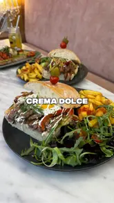 A promotional video for a cafe in Fallowfield, Manchester, showcasing their new brunch menu, including various ciabatta sandwiches, loaded fries, desserts like crepes and waffles, and coffee.