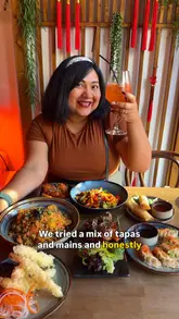 Here are a few options for your alt text, keeping it descriptive and SEO-friendly:

**Option 1 (Descriptive & SEO focused):**
An assortment of Asian tapas and cocktails served at Nezha restaurant in Camden, Dublin.

**Option 2 (Action-oriented):**
A delicious spread of Asian tapas and pork ribs with cocktails at Nezha, a top-rated food spot in Camden, Dublin.

**Option 3 (Concise):**
Asian tapas, pork ribs, and cocktails on a table at Nezha, a popular Asian restaurant in Camden, Dublin.

**SEO Tip:** I included "Nezha," "Camden," and "Dublin" in all options, as these are the most important local search terms for your post.
