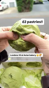 Here are a few options for your SEO alt text, keeping it under 125 characters:

**Option 1 (Descriptive & SEO-focused):**
A variety of delicious pastries and buns from Masterbun, a popular affordable Asian bakery in London's Chinatown.

**Option 2 (Direct & punchy):**
Selection of viral pastries and unique buns from Masterbun Asian bakery in London.

**Option 3 (Context-focused):**
Close-up of Matcha and Chocolate Floss buns at Masterbun, an affordable Asian bakery in London.