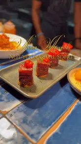 A promotional reel for Señor Ceviche in London, featuring a montage of various Peruvian dishes, cocktails, and the restaurant's interior setting in Kingly Court.