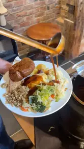 A promotional reel showcasing a Sunday carvery experience at The Bubble at Stenson. The video features shots of the venue's exterior and interior, the carvery station, plated roast dinners, desserts, and drinks, providing a comprehensive look at the offering.