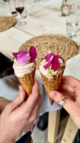 A vlog-style review of a unique supper club dining experience hosted at the historic Brinkburn Abbey & Estate in Northumberland, featuring a multi-course menu with high-end dishes.