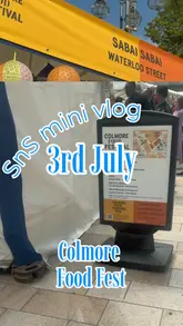 A short montage video capturing the atmosphere of the Colmore Food Festival, featuring shots of the venue, crowds, and food items from vendors like Six by Nico.