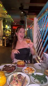 A promotional reel featuring a visit to Turtle Bay, highlighting the 'Bay After Dark' late-night happy hour deals, cocktails, and a variety of food dishes.