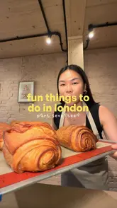 A creator documents their experience at a croissant-making workshop at Comptoir Bakery School in Bermondsey, showcasing the step-by-step process from dough preparation to the final baked pastries.