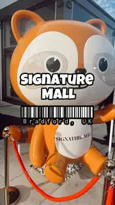 A tour of Signature Mall in Bradford, highlighting the variety of South Asian fashion, jewelry, and food options available.