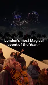 A promotional reel for a Harry Potter-themed drone art show at Kempton Park Racecourse, featuring footage of the drone formations and the event atmosphere.