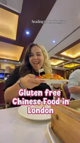 The creator visits Golden Phoenix in London to review their gluten-free Chinese menu. The video features the creator talking to the camera, showing close-ups of the spinach and scallop dumplings and sweet and sour chicken, and sharing their positive experience.