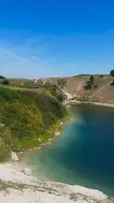 A personal vlog documenting a trip to the Buxton Blue Lagoon, including directions from a local pub and a walk to the quarry.