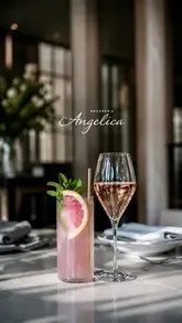 A montage-style promotional video for Brasserie Angelica, located within The Newman Hotel in Fitzrovia. The video features shots of the restaurant's exterior, interior, bar, and a variety of plated dishes and drinks, set to music.