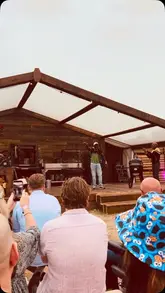 A high-energy montage of the MeatUp Festival, showcasing the atmosphere, live music, and various BBQ-style food offerings.